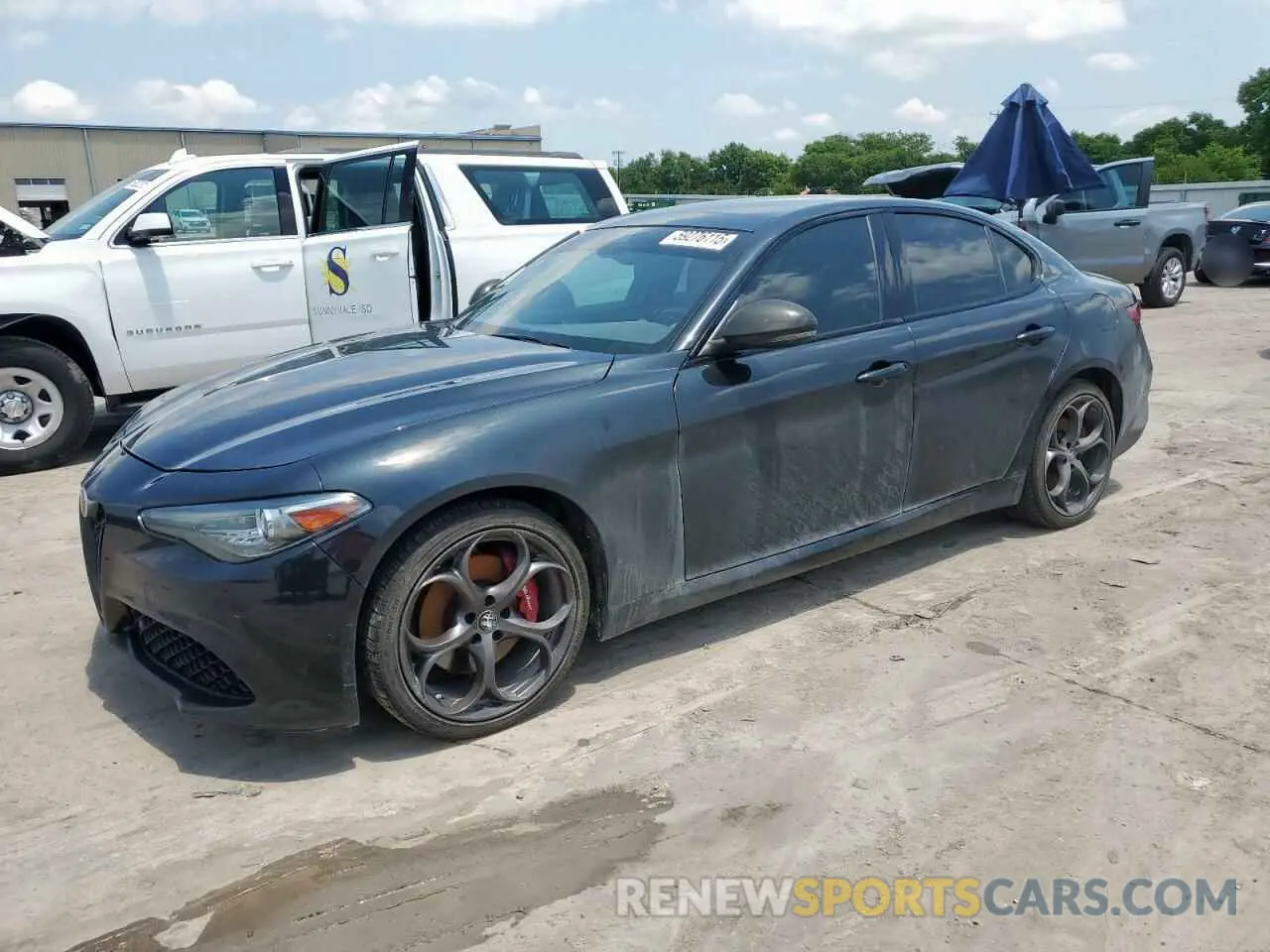 1 fotografías del automóvil dañado ZARFANBN7M7643882 ALFA ROMEO GIULIA 2021