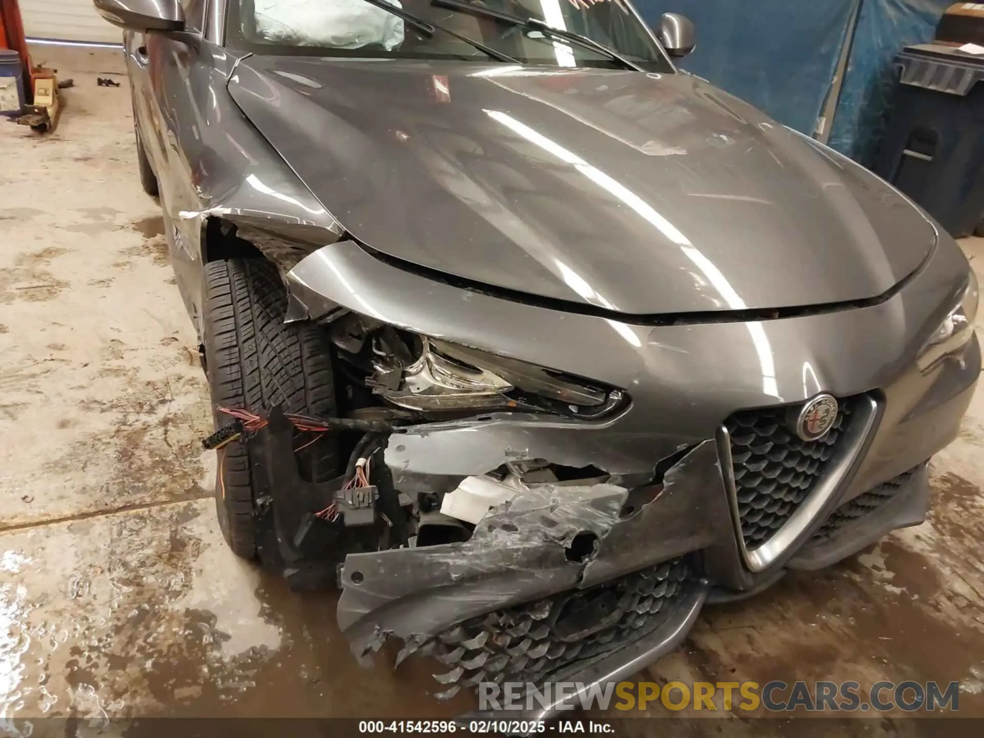 6 fotografías del automóvil dañado ZARFANBN9M7641230 ALFA ROMEO GIULIA 2021
