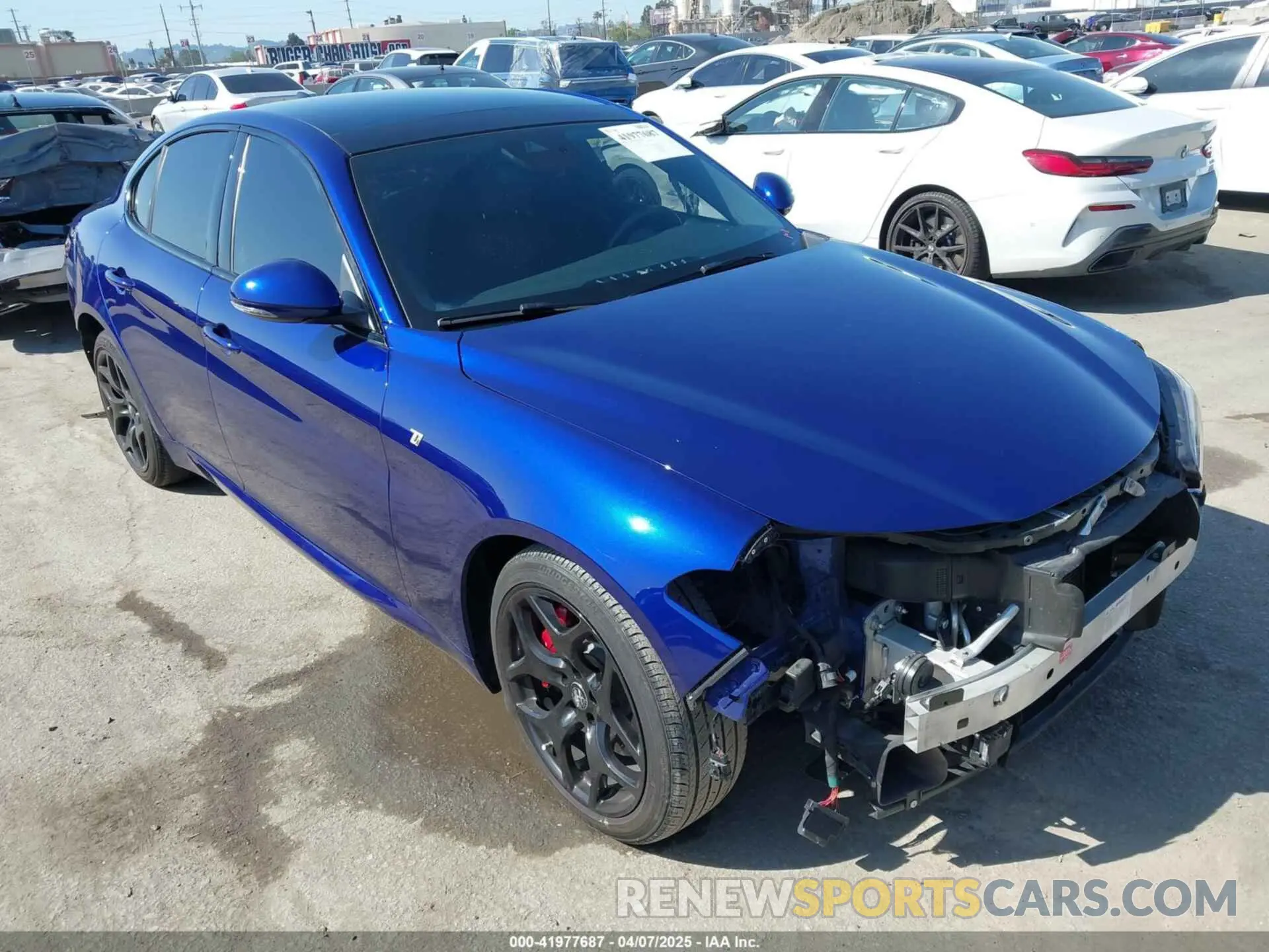 1 fotografías del automóvil dañado ZARFAMBN2N7663498 ALFA ROMEO GIULIA 2022