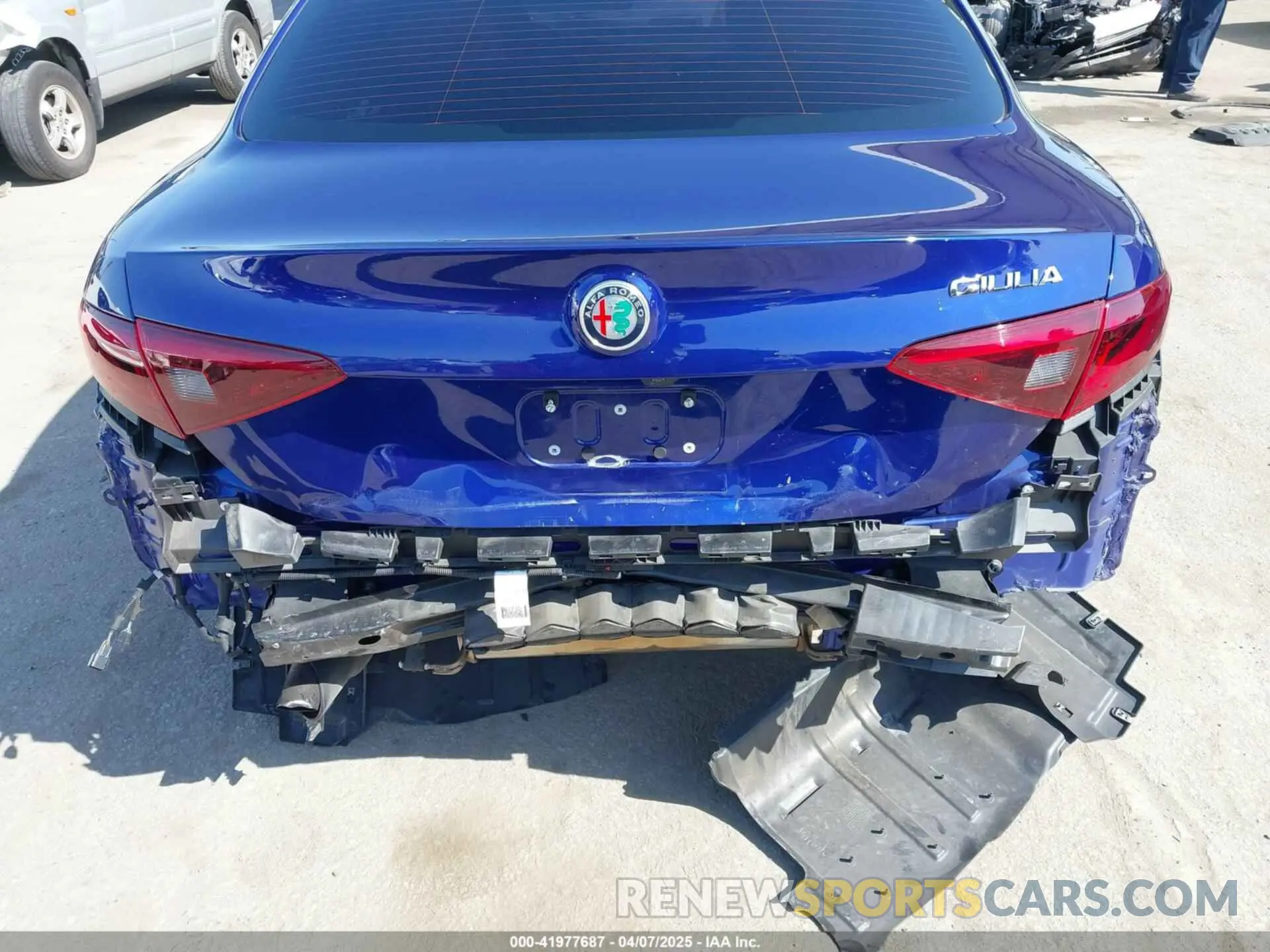 18 fotografías del automóvil dañado ZARFAMBN2N7663498 ALFA ROMEO GIULIA 2022