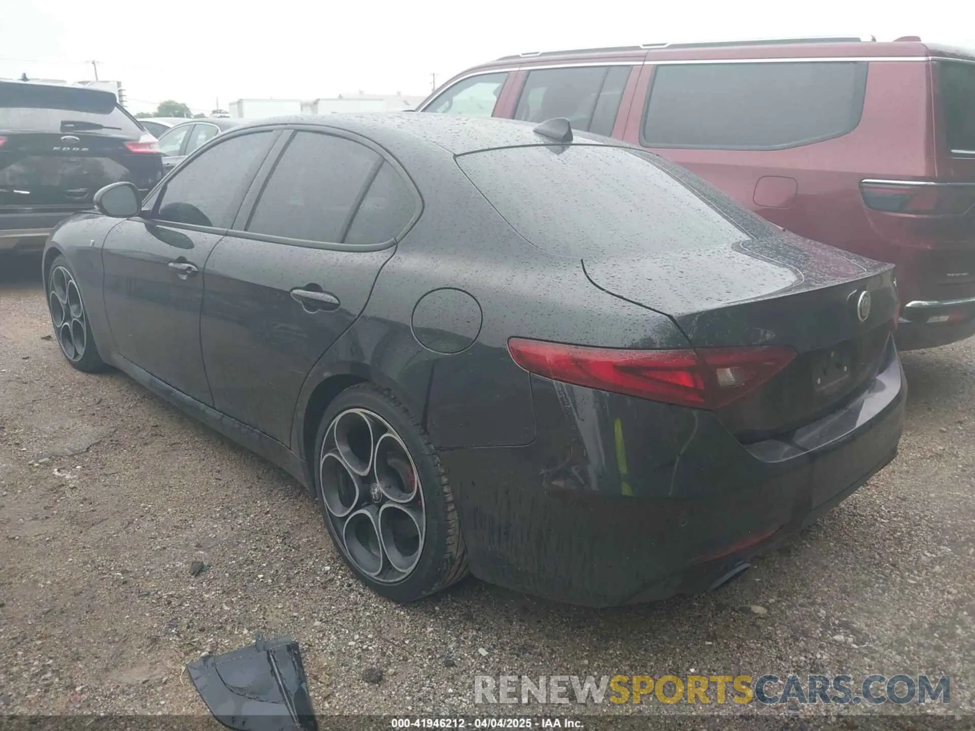 3 fotografías del automóvil dañado ZARFAMBN9N7656614 ALFA ROMEO GIULIA 2022