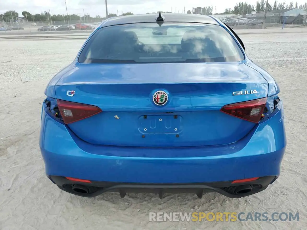 6 fotografías del automóvil dañado ZARFAMBN1P7668694 ALFA ROMEO GIULIA 2023