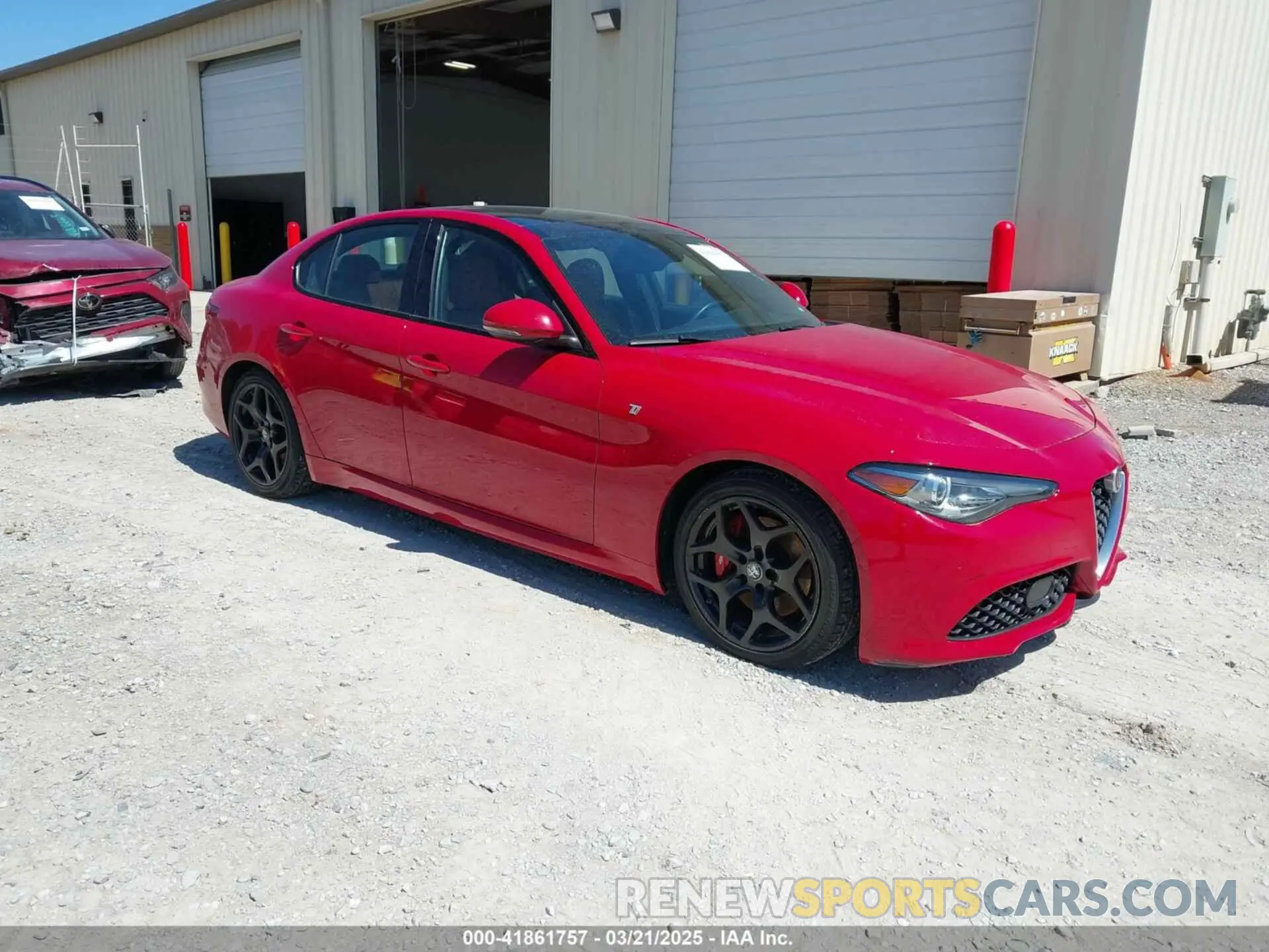 1 fotografías del automóvil dañado ZARFAMBN2P7671183 ALFA ROMEO GIULIA 2023