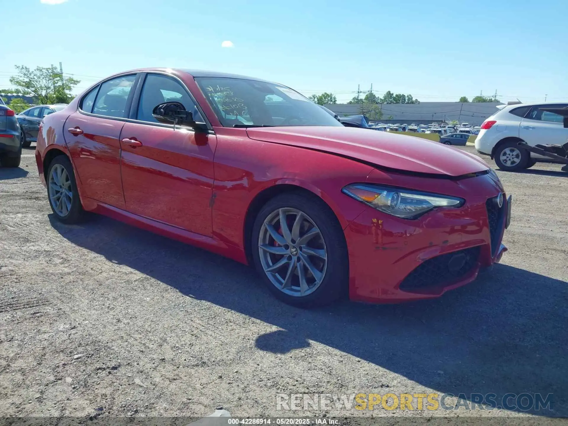 1 fotografías del automóvil dañado ZARFANAN0P7671013 ALFA ROMEO GIULIA 2023
