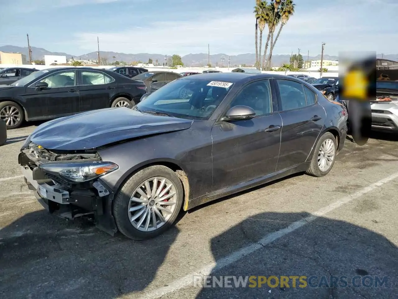 1 fotografías del automóvil dañado ZARFAMAN7P7673836 ALFA ROMEO GIULIA SPR 2023