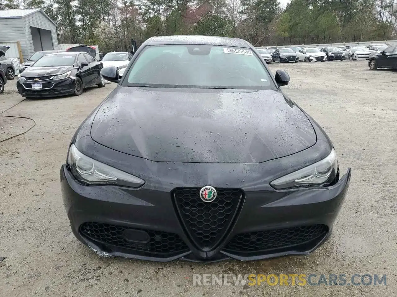 5 fotografías del automóvil dañado ZARFAMANXP7670834 ALFA ROMEO GIULIA SPR 2023