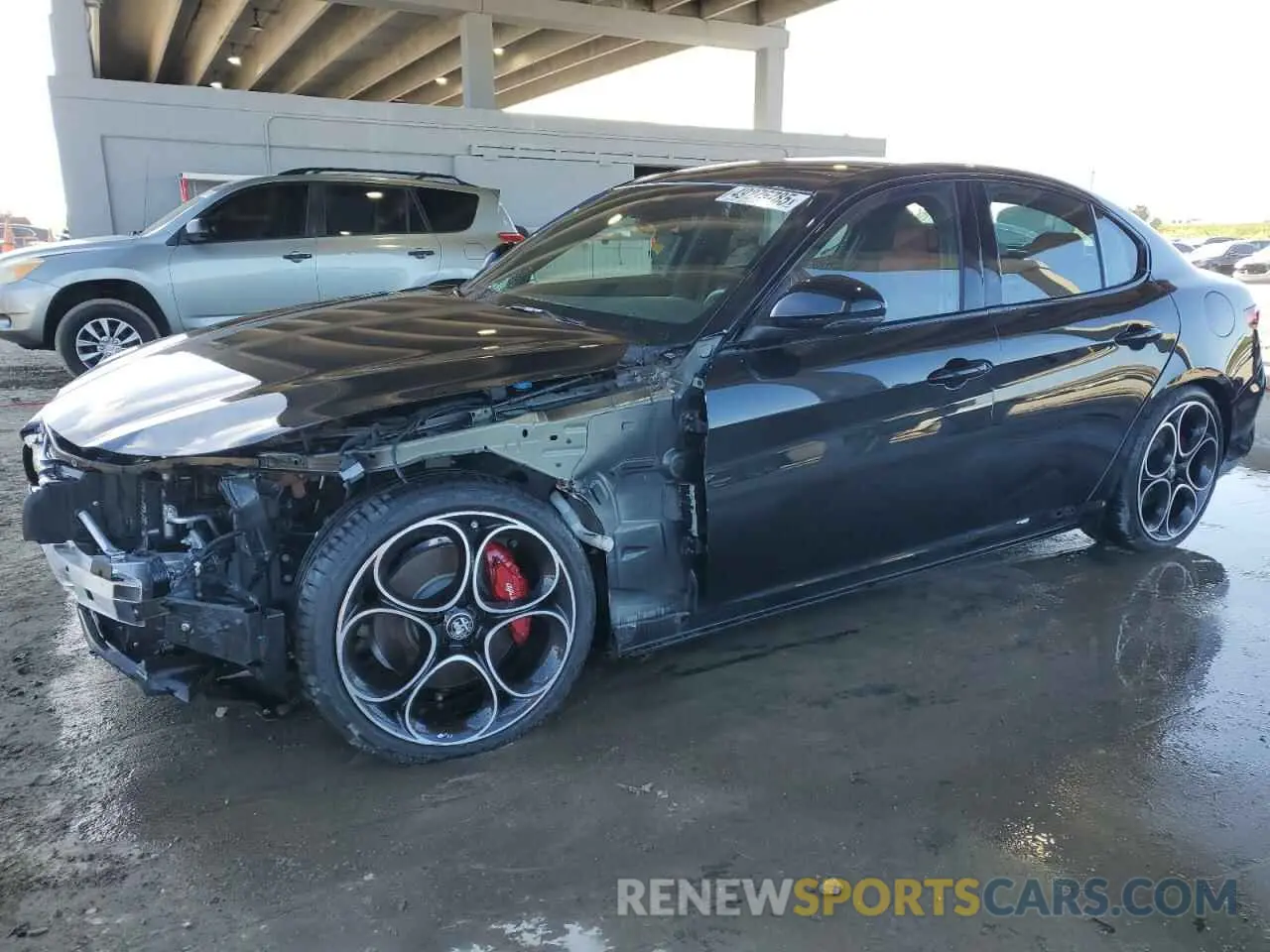 1 fotografías del automóvil dañado ZARFAMBN1N7654274 ALFA ROMEO GIULIA SUP 2022