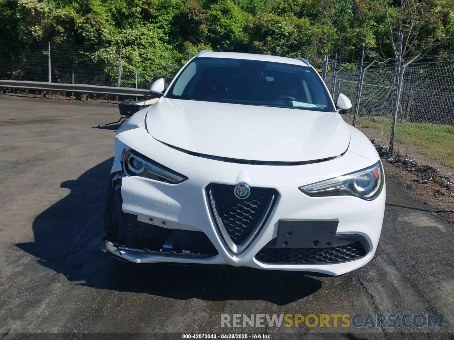 12 fotografías del automóvil dañado ZASPAJAN0K7C41814 ALFA ROMEO STELVIO 2019