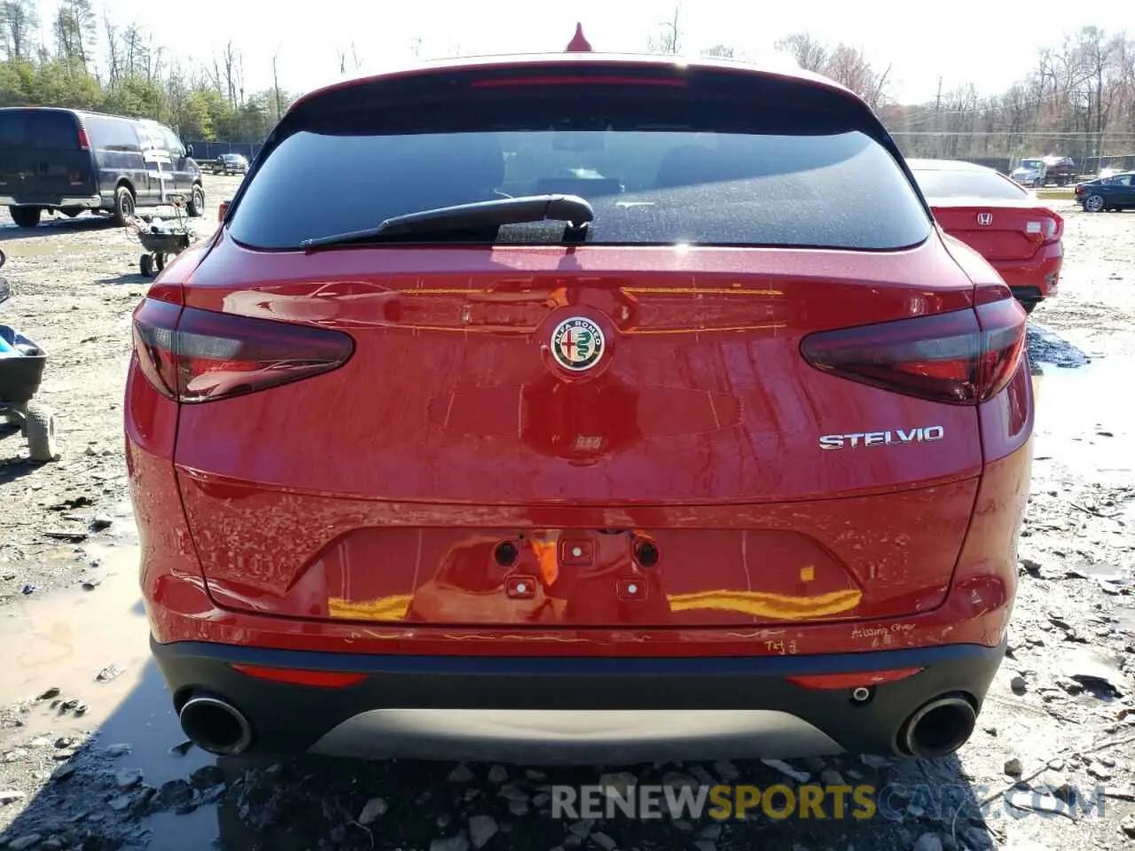 6 fotografías del automóvil dañado ZASPAJAN2K7C49106 ALFA ROMEO STELVIO 2019