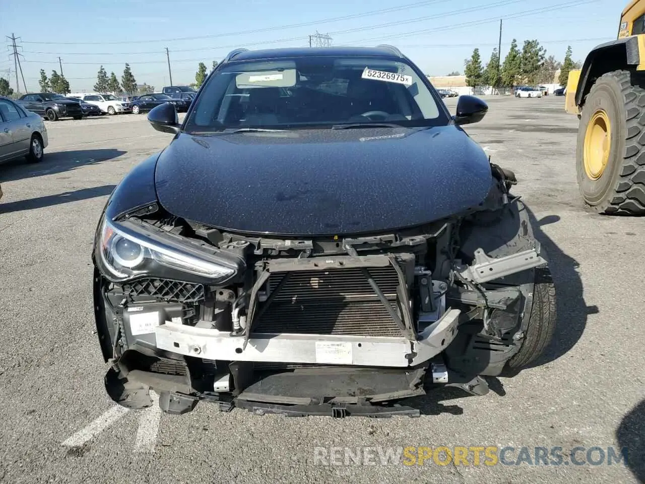 5 fotografías del automóvil dañado ZASPAJAN2K7C71283 ALFA ROMEO STELVIO 2019