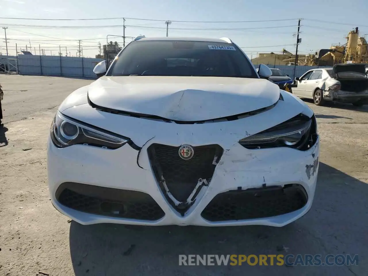 5 fotografías del automóvil dañado ZASPAJAN3K7C72152 ALFA ROMEO STELVIO 2019