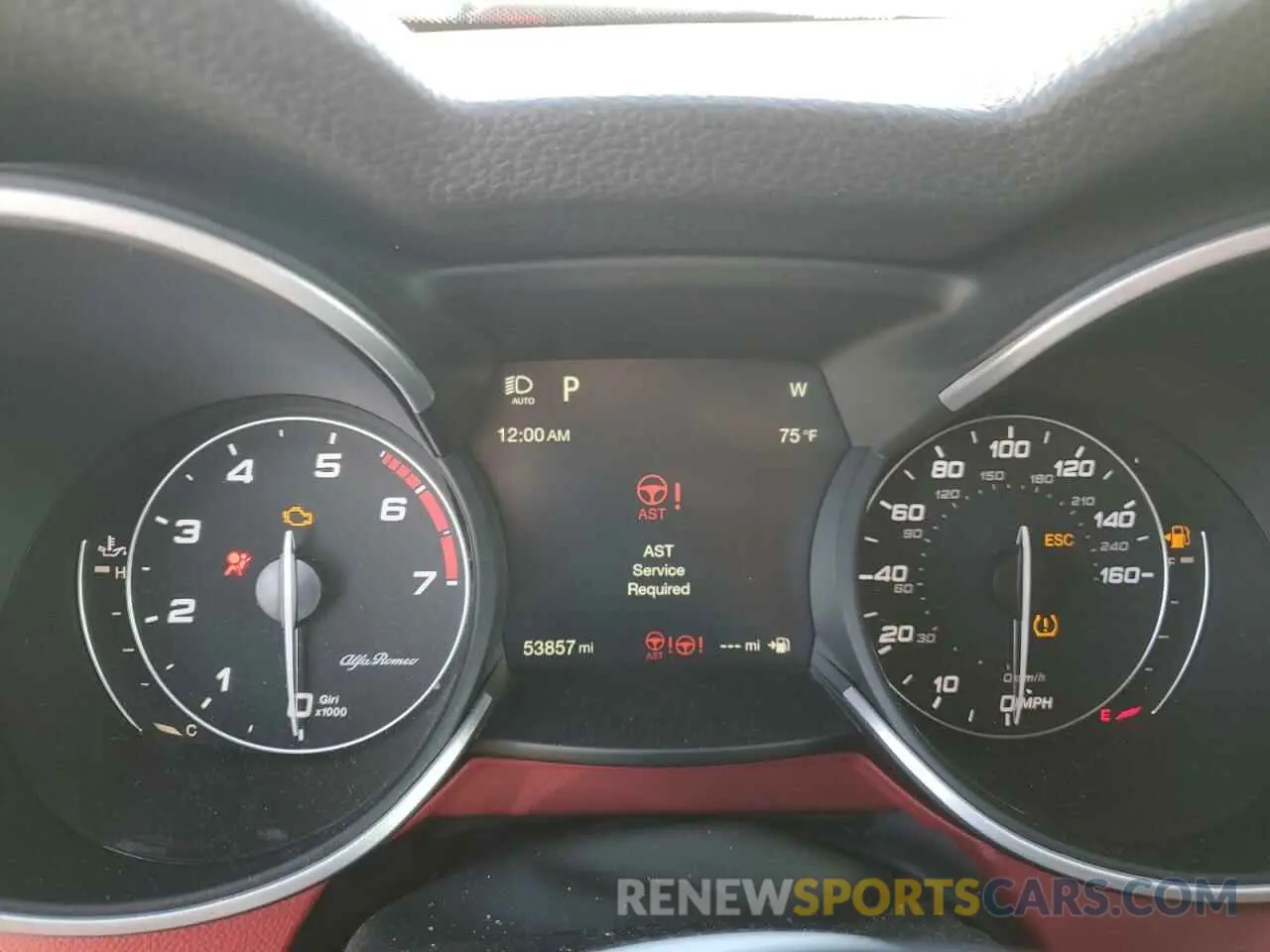 9 fotografías del automóvil dañado ZASPAJAN3K7C72152 ALFA ROMEO STELVIO 2019