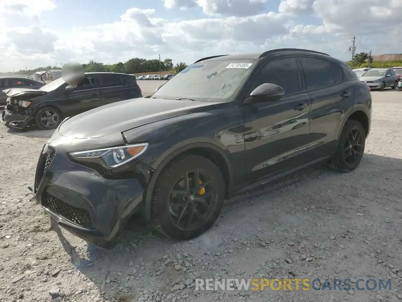 1 fotografías del automóvil dañado ZASPAJAN7K7C61221 ALFA ROMEO STELVIO 2019