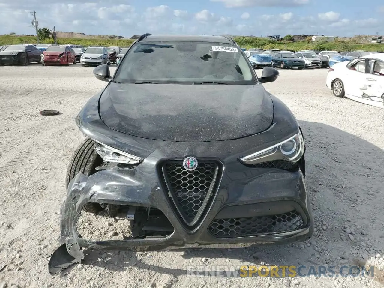 5 fotografías del automóvil dañado ZASPAJAN7K7C61221 ALFA ROMEO STELVIO 2019