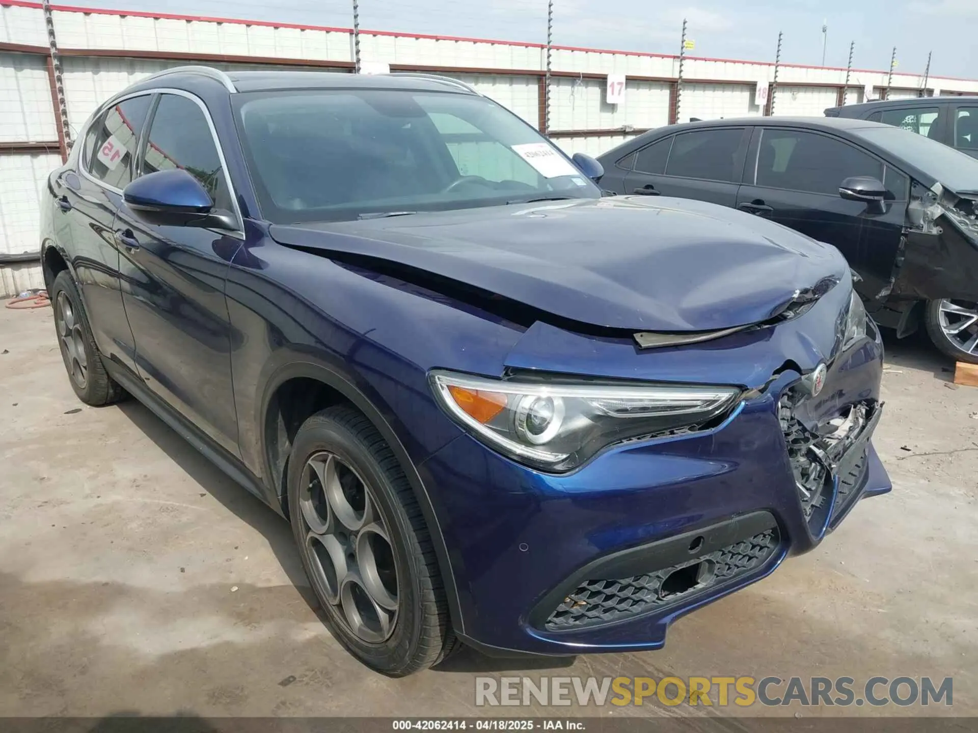 1 fotografías del automóvil dañado ZASPAKAN0K7C44623 ALFA ROMEO STELVIO 2019