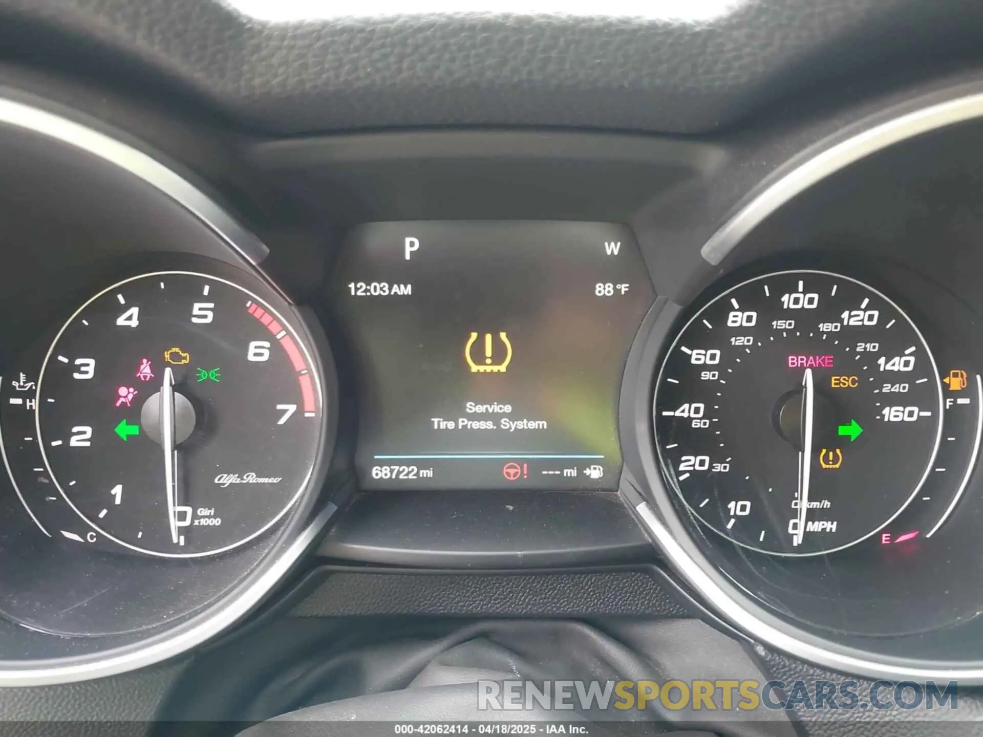 7 fotografías del automóvil dañado ZASPAKAN0K7C44623 ALFA ROMEO STELVIO 2019