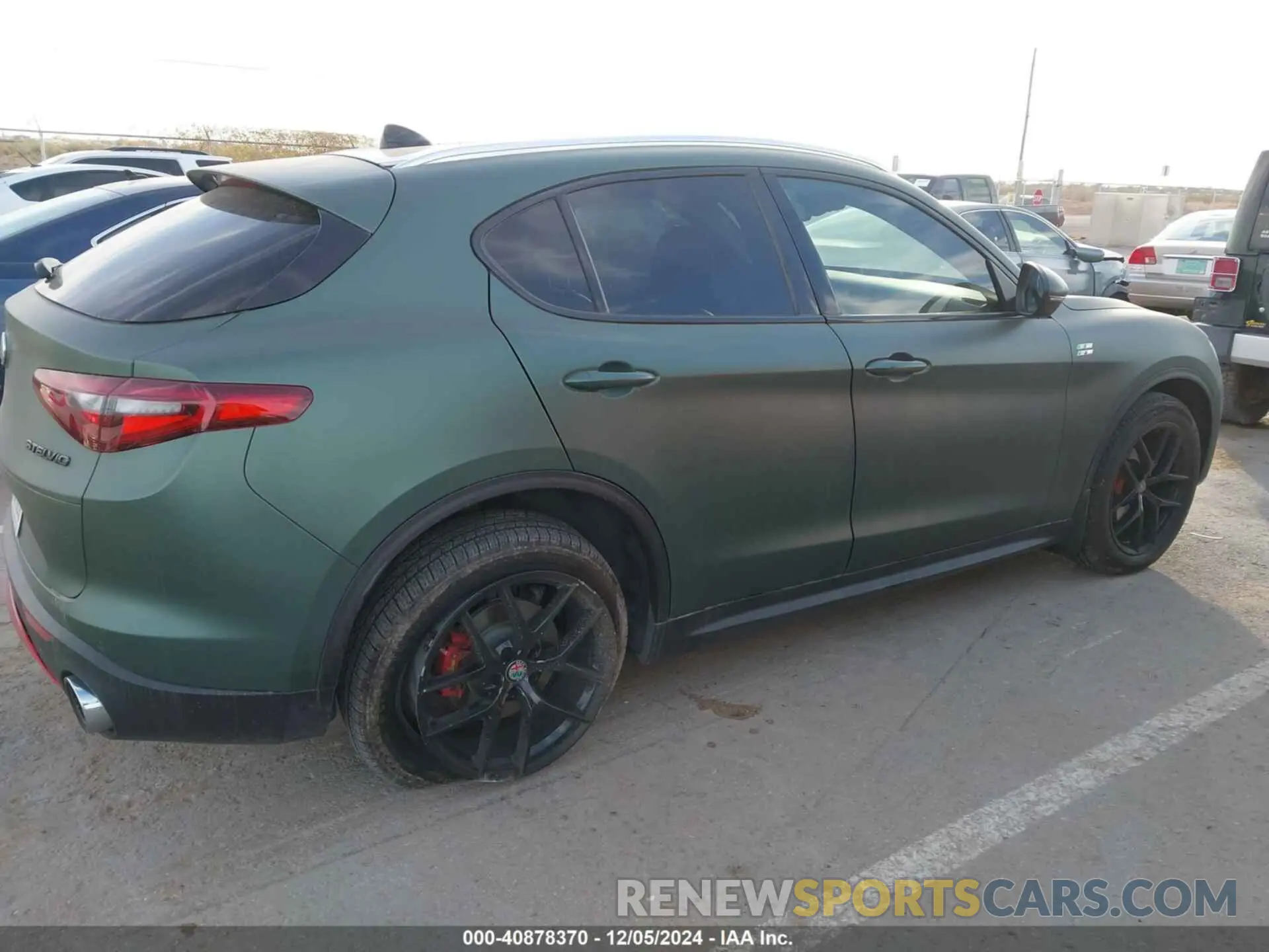 13 fotografías del automóvil dañado ZASPAKAN1K7C30911 ALFA ROMEO STELVIO 2019