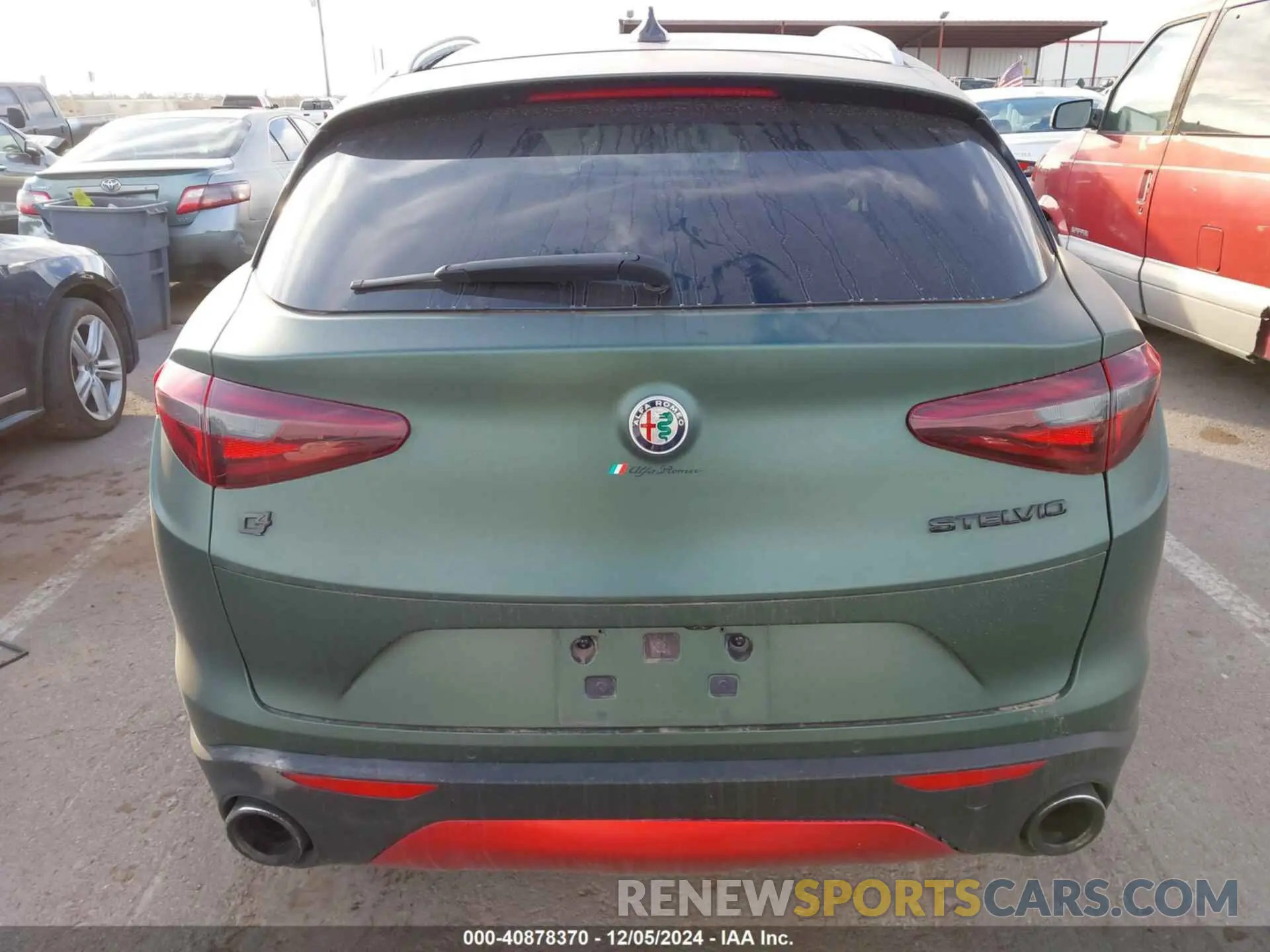 16 fotografías del automóvil dañado ZASPAKAN1K7C30911 ALFA ROMEO STELVIO 2019