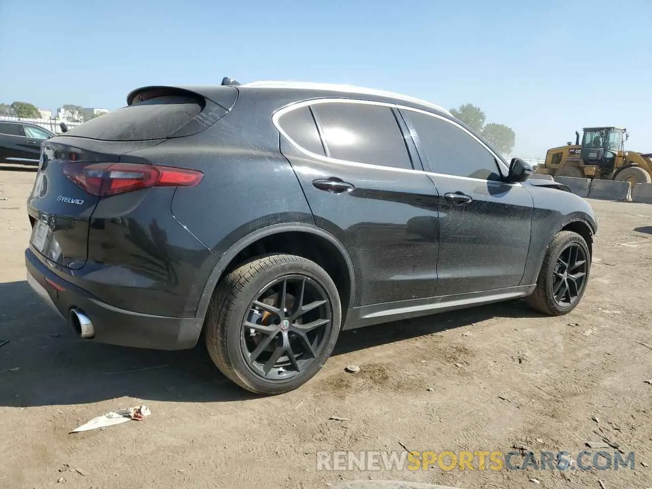 3 fotografías del automóvil dañado ZASPAKAN2K7C39181 ALFA ROMEO STELVIO 2019