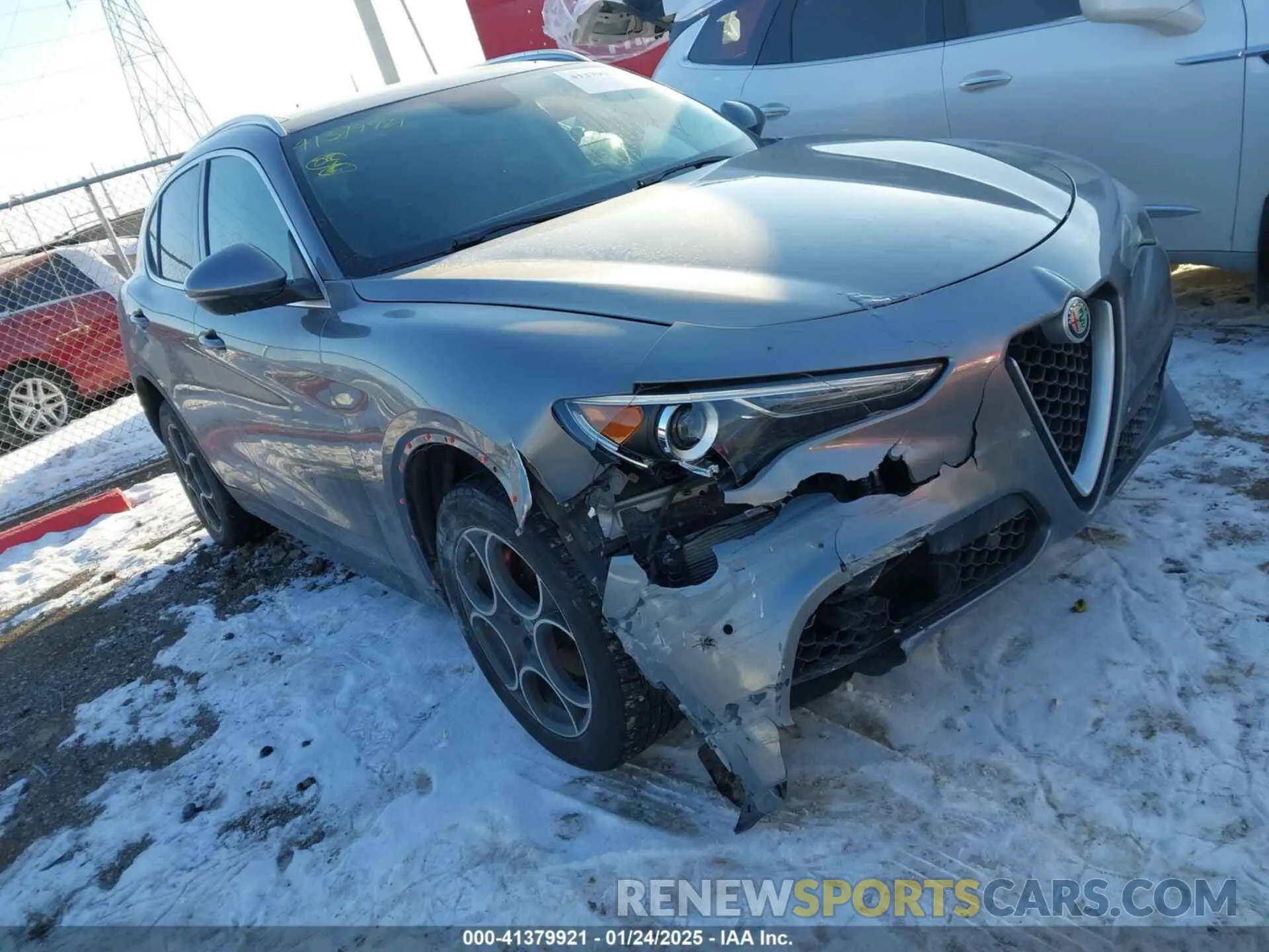 1 fotografías del automóvil dañado ZASPAKAN7K7C59653 ALFA ROMEO STELVIO 2019