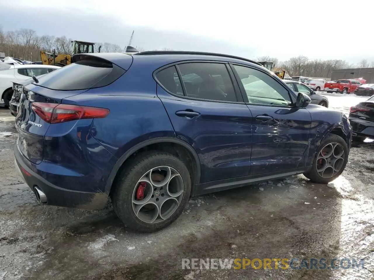 3 fotografías del automóvil dañado ZASPAKAN8K7C59404 ALFA ROMEO STELVIO 2019