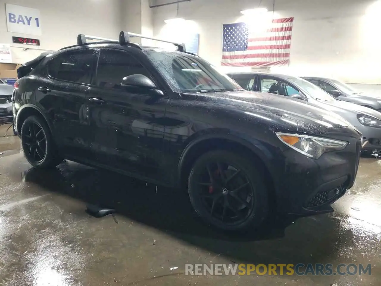 4 fotografías del automóvil dañado ZASPAKBN1K7C38232 ALFA ROMEO STELVIO 2019