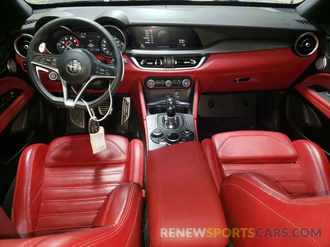 8 fotografías del automóvil dañado ZASPAKBN1K7C38232 ALFA ROMEO STELVIO 2019