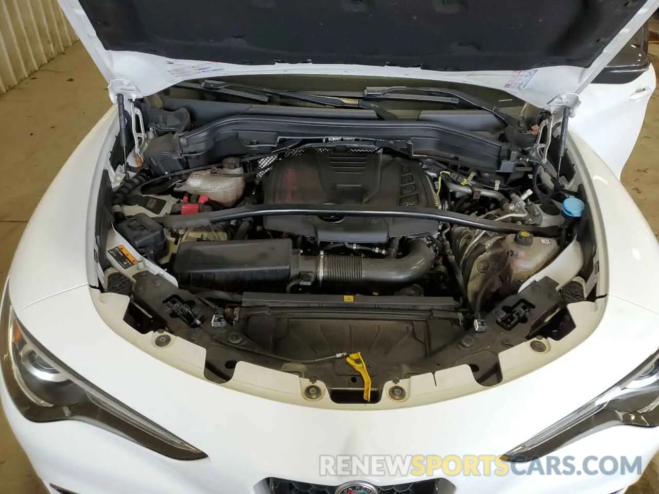 11 fotografías del automóvil dañado ZASPAKBN2K7C43312 ALFA ROMEO STELVIO 2019