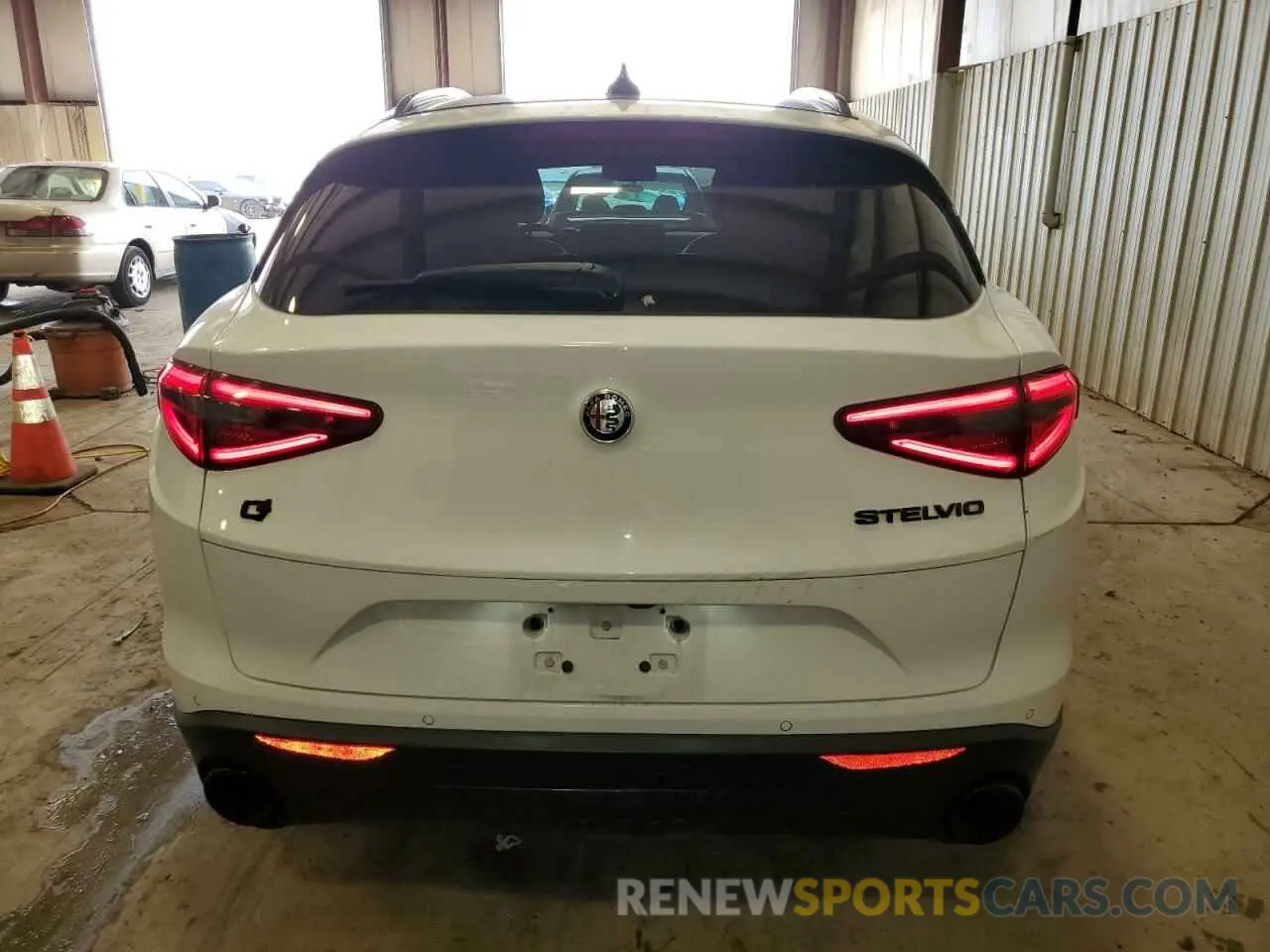 6 fotografías del automóvil dañado ZASPAKBN2K7C43312 ALFA ROMEO STELVIO 2019