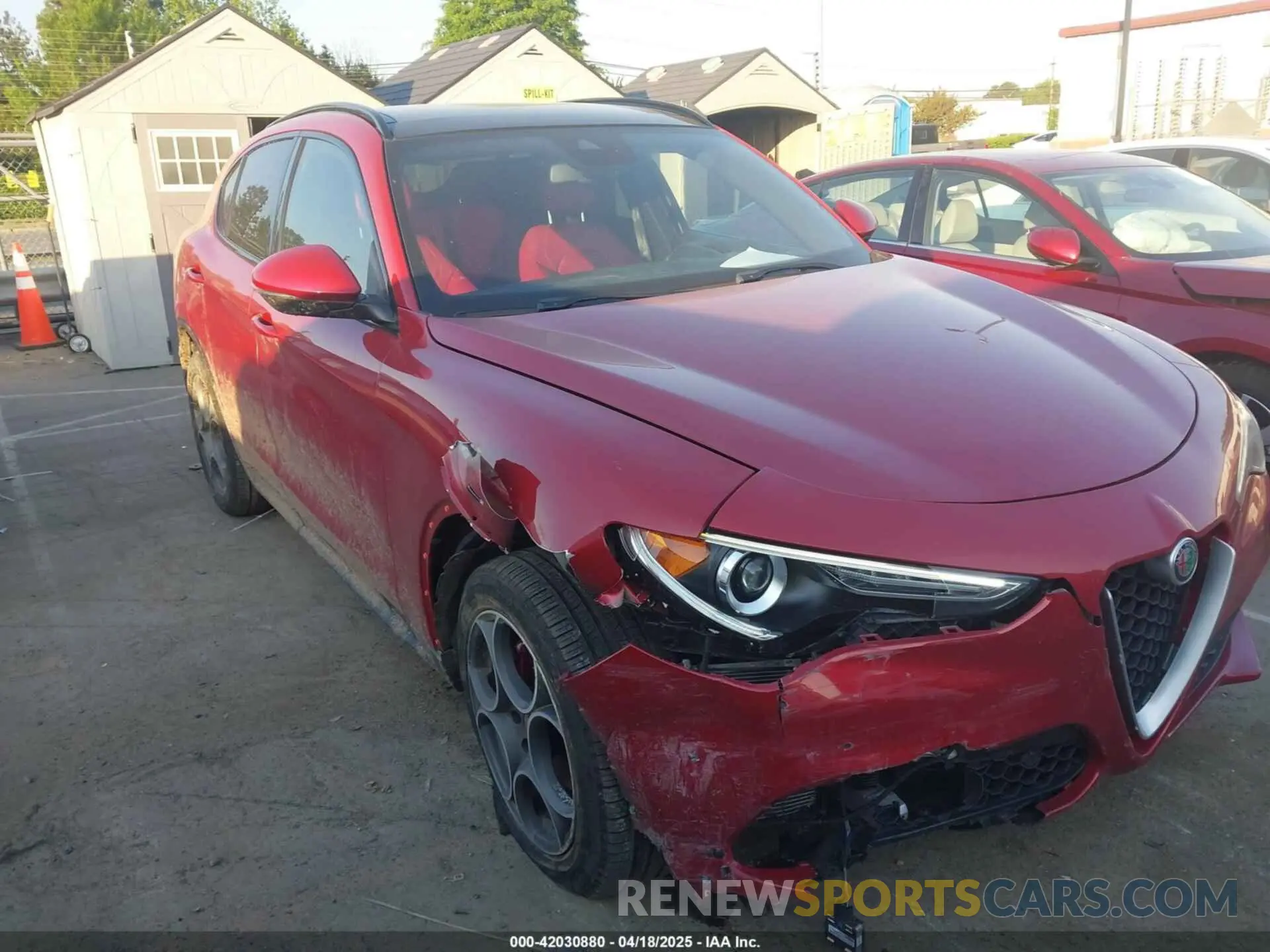 1 fotografías del automóvil dañado ZASPAKBN2K7C69215 ALFA ROMEO STELVIO 2019