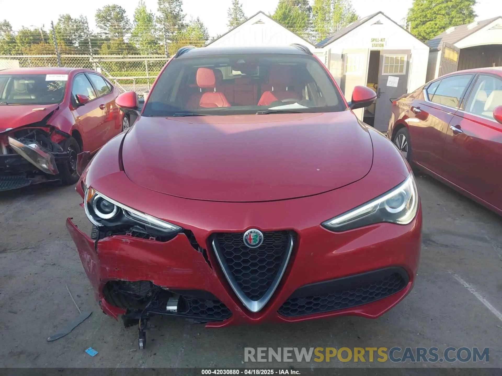 12 fotografías del automóvil dañado ZASPAKBN2K7C69215 ALFA ROMEO STELVIO 2019