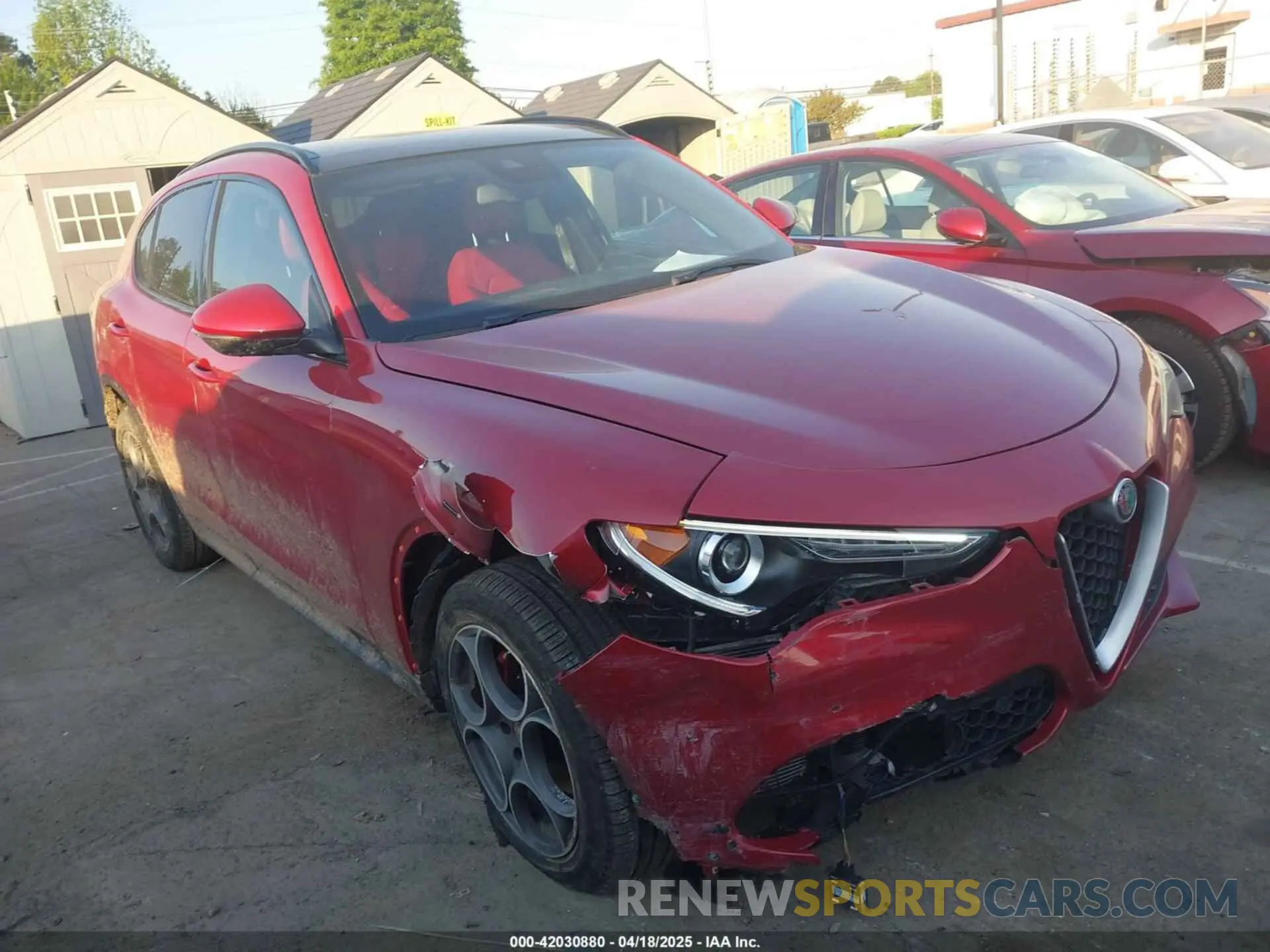 13 fotografías del automóvil dañado ZASPAKBN2K7C69215 ALFA ROMEO STELVIO 2019