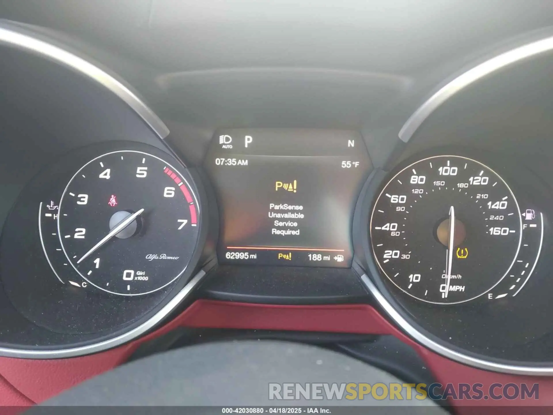 7 fotografías del automóvil dañado ZASPAKBN2K7C69215 ALFA ROMEO STELVIO 2019