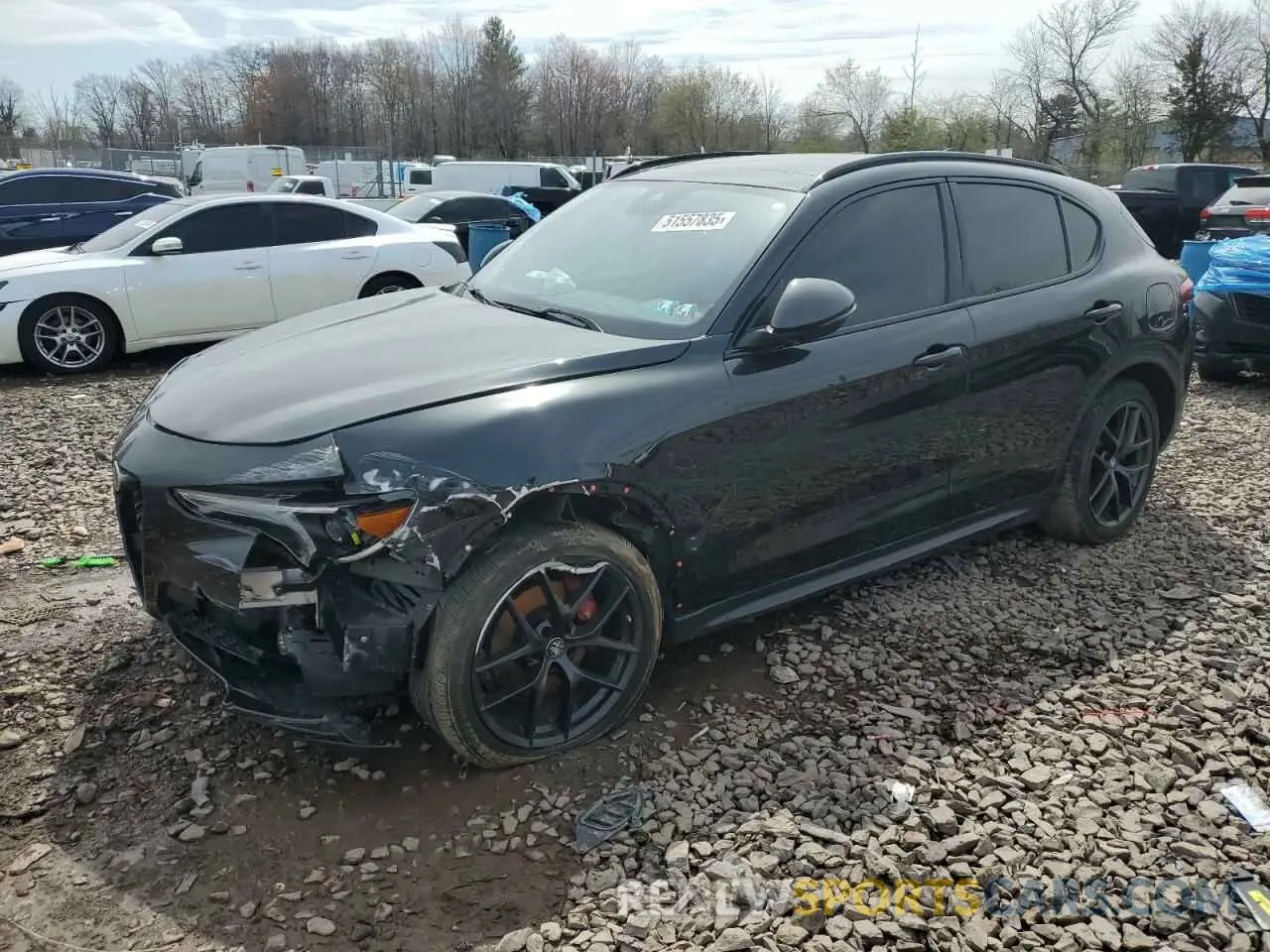 1 fotografías del automóvil dañado ZASPAKBN3K7C55789 ALFA ROMEO STELVIO 2019