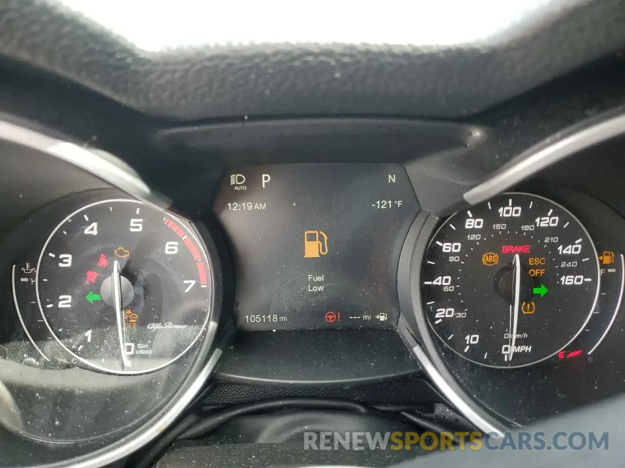 9 fotografías del automóvil dañado ZASPAKBN3K7C55789 ALFA ROMEO STELVIO 2019