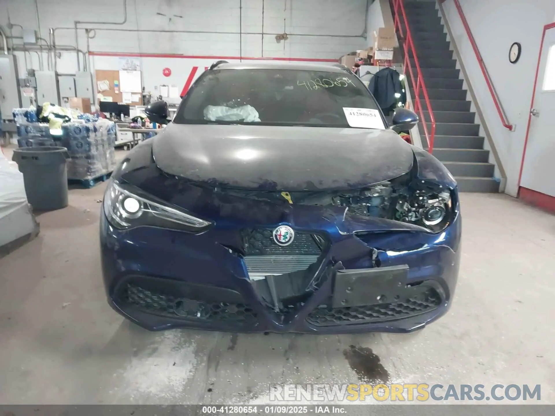 13 fotografías del automóvil dañado ZASPAKBN4K7C31744 ALFA ROMEO STELVIO 2019