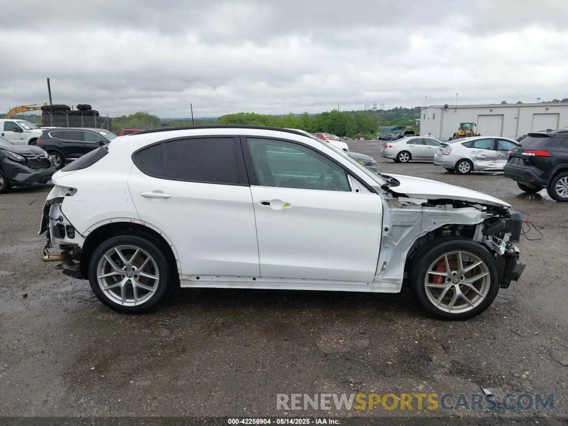 14 fotografías del automóvil dañado ZASPAKBN4K7C51007 ALFA ROMEO STELVIO 2019