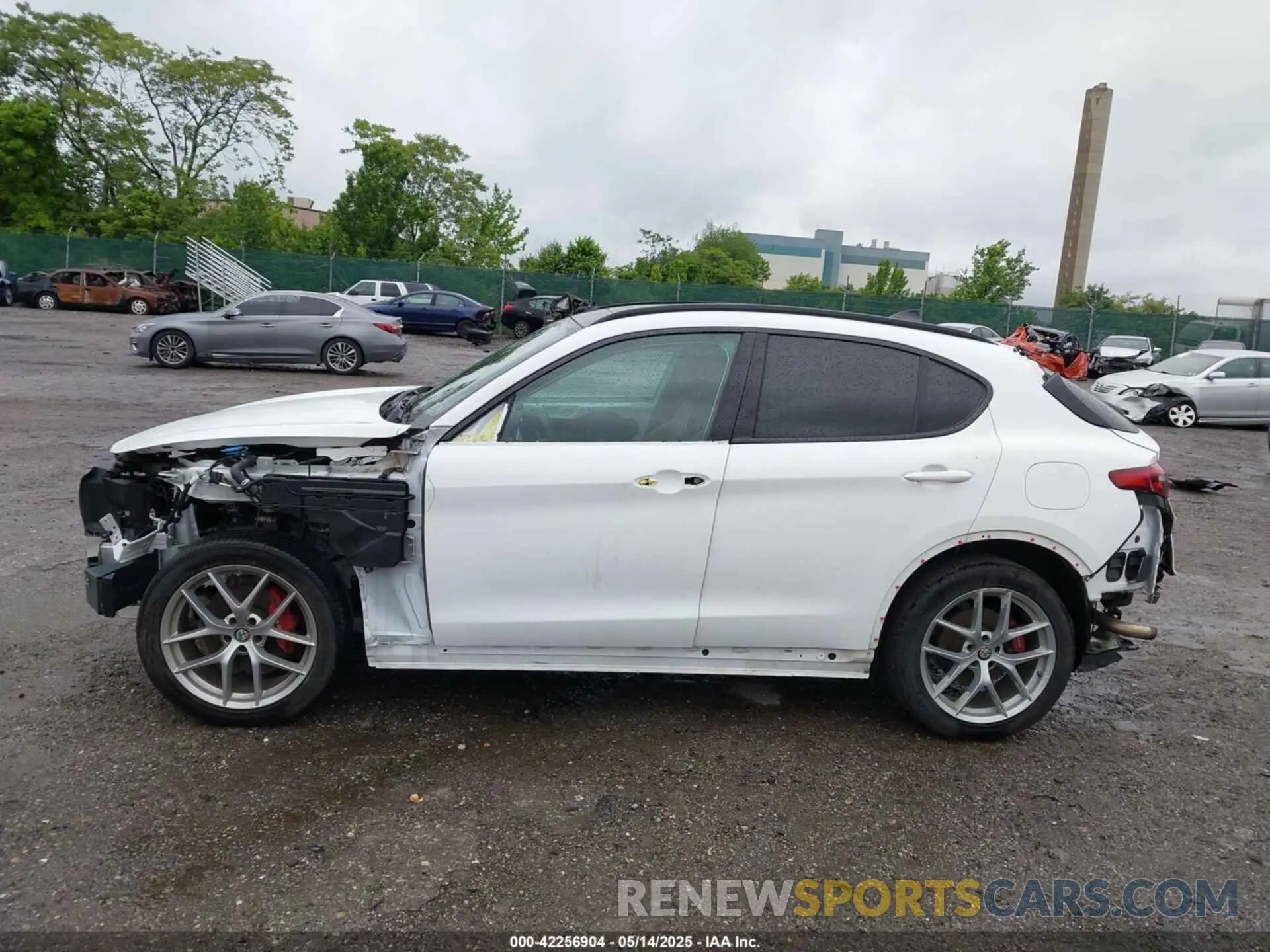 15 fotografías del automóvil dañado ZASPAKBN4K7C51007 ALFA ROMEO STELVIO 2019