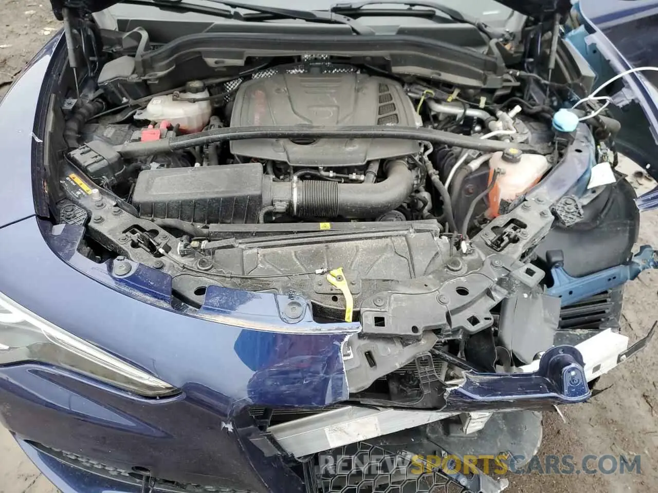 12 fotografías del automóvil dañado ZASPAKBN4K7C58880 ALFA ROMEO STELVIO 2019