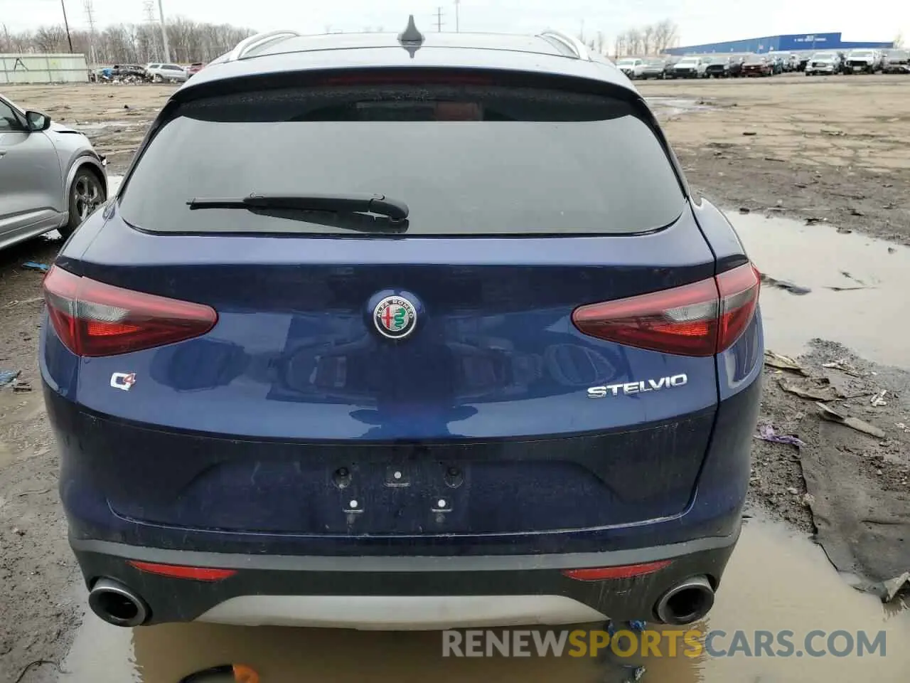 6 fotografías del automóvil dañado ZASPAKBN4K7C58880 ALFA ROMEO STELVIO 2019