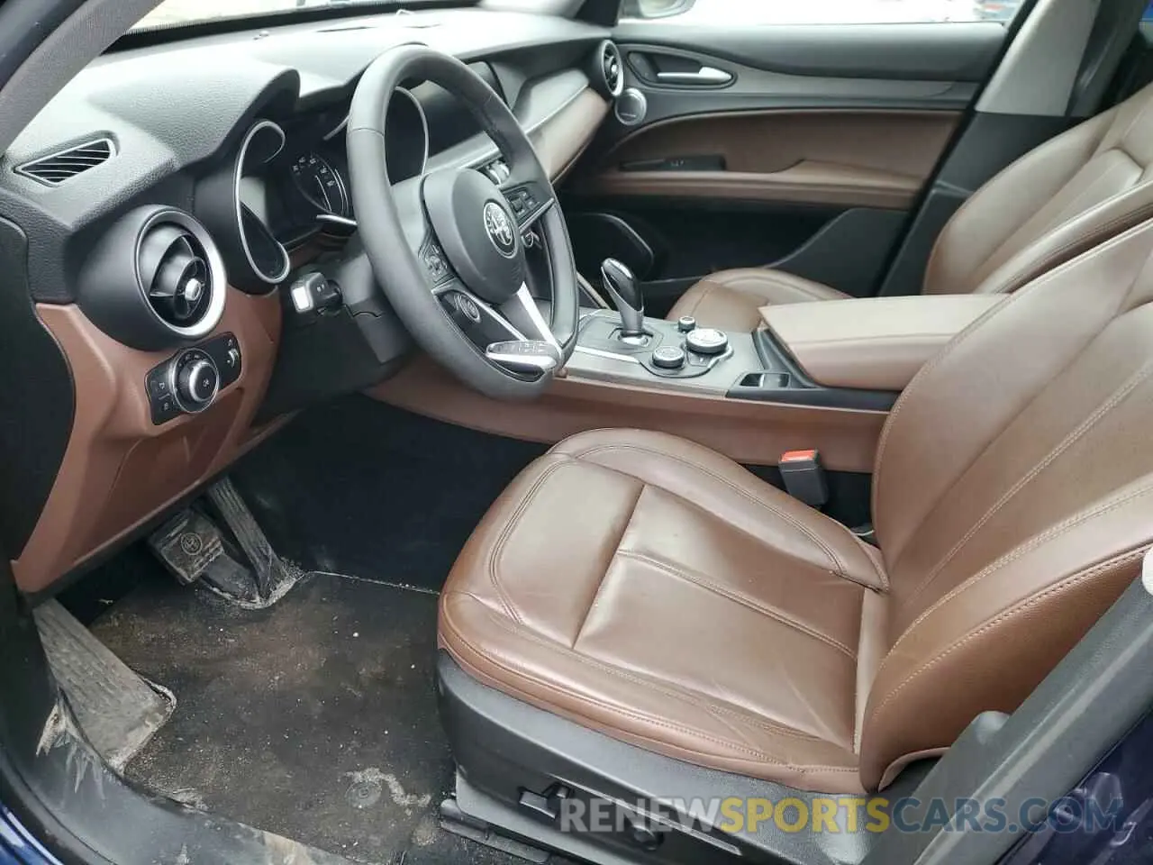 7 fotografías del automóvil dañado ZASPAKBN4K7C58880 ALFA ROMEO STELVIO 2019