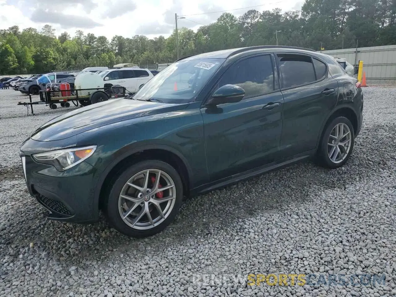 1 fotografías del automóvil dañado ZASPAKBN4K7C69619 ALFA ROMEO STELVIO 2019