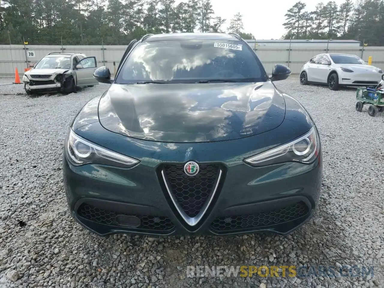 5 fotografías del automóvil dañado ZASPAKBN4K7C69619 ALFA ROMEO STELVIO 2019