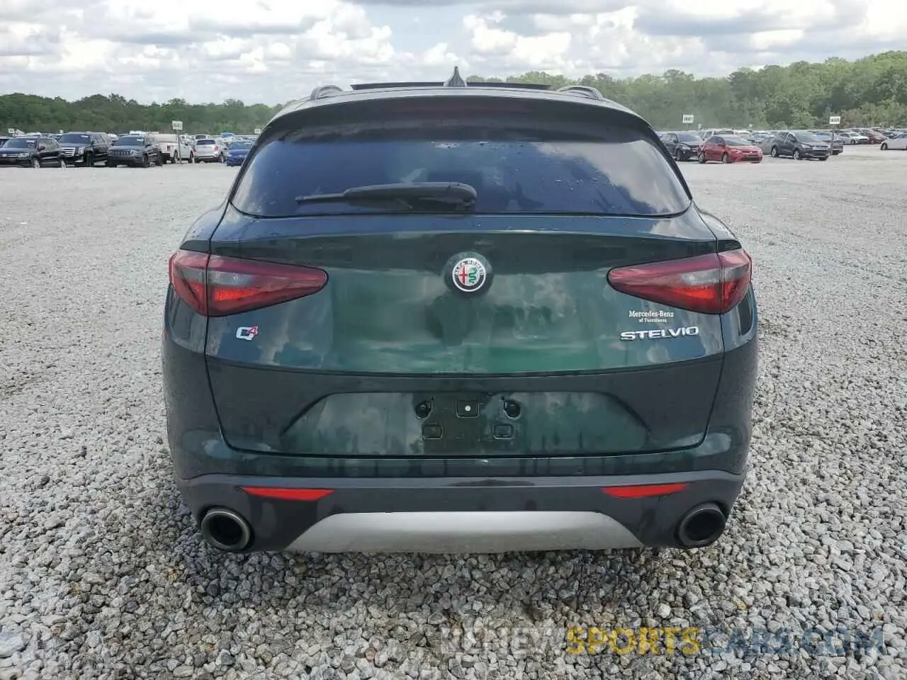 6 fotografías del automóvil dañado ZASPAKBN4K7C69619 ALFA ROMEO STELVIO 2019