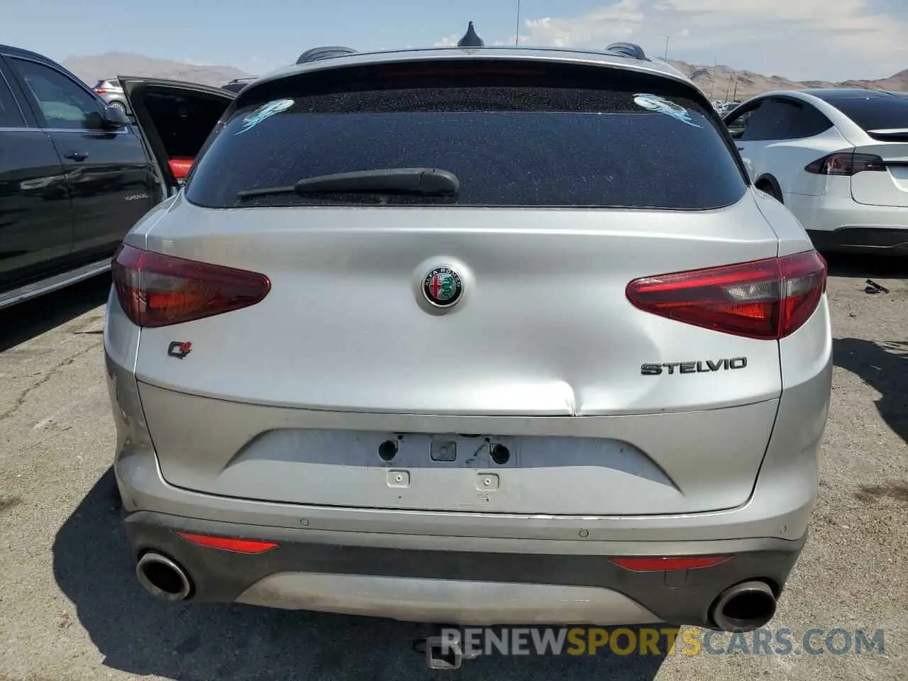 6 fotografías del automóvil dañado ZASPAKBN7K7C37490 ALFA ROMEO STELVIO 2019