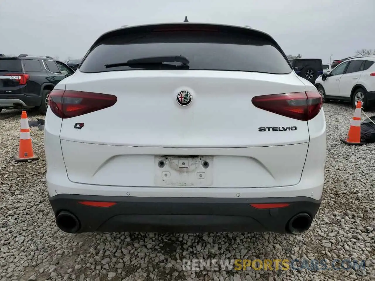 6 fotografías del automóvil dañado ZASPAKBN8K7C49339 ALFA ROMEO STELVIO 2019