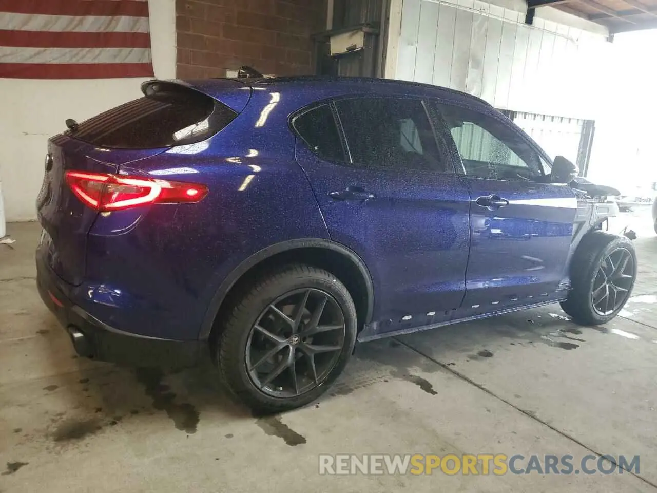 3 fotografías del automóvil dañado ZASPAJAN2L7C94032 ALFA ROMEO STELVIO 2020