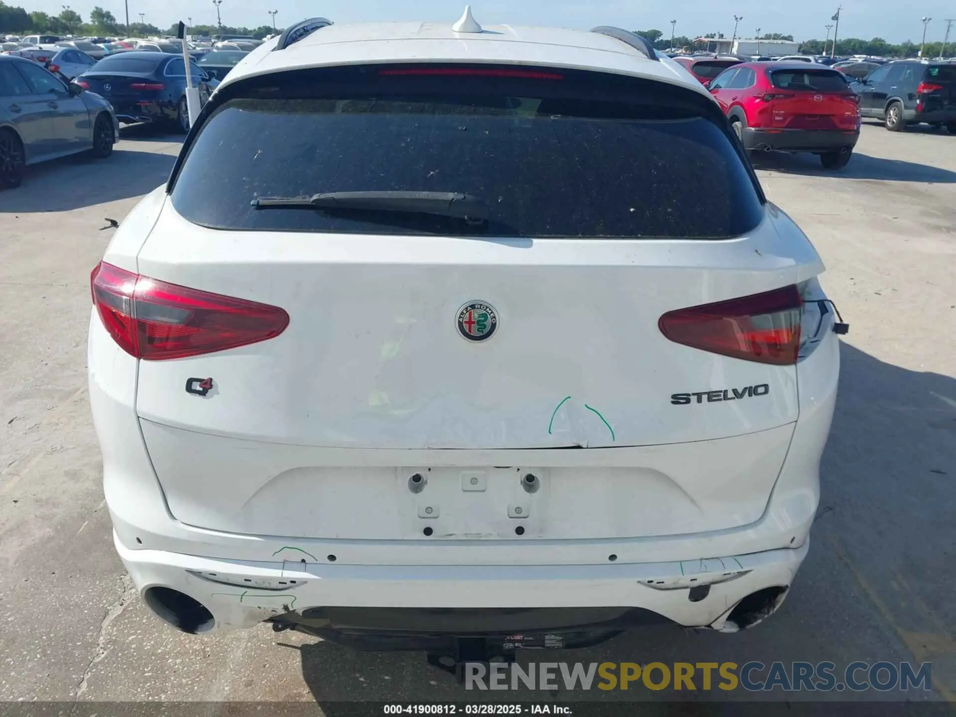 17 fotografías del automóvil dañado ZASPAJAN4L7C75093 ALFA ROMEO STELVIO 2020