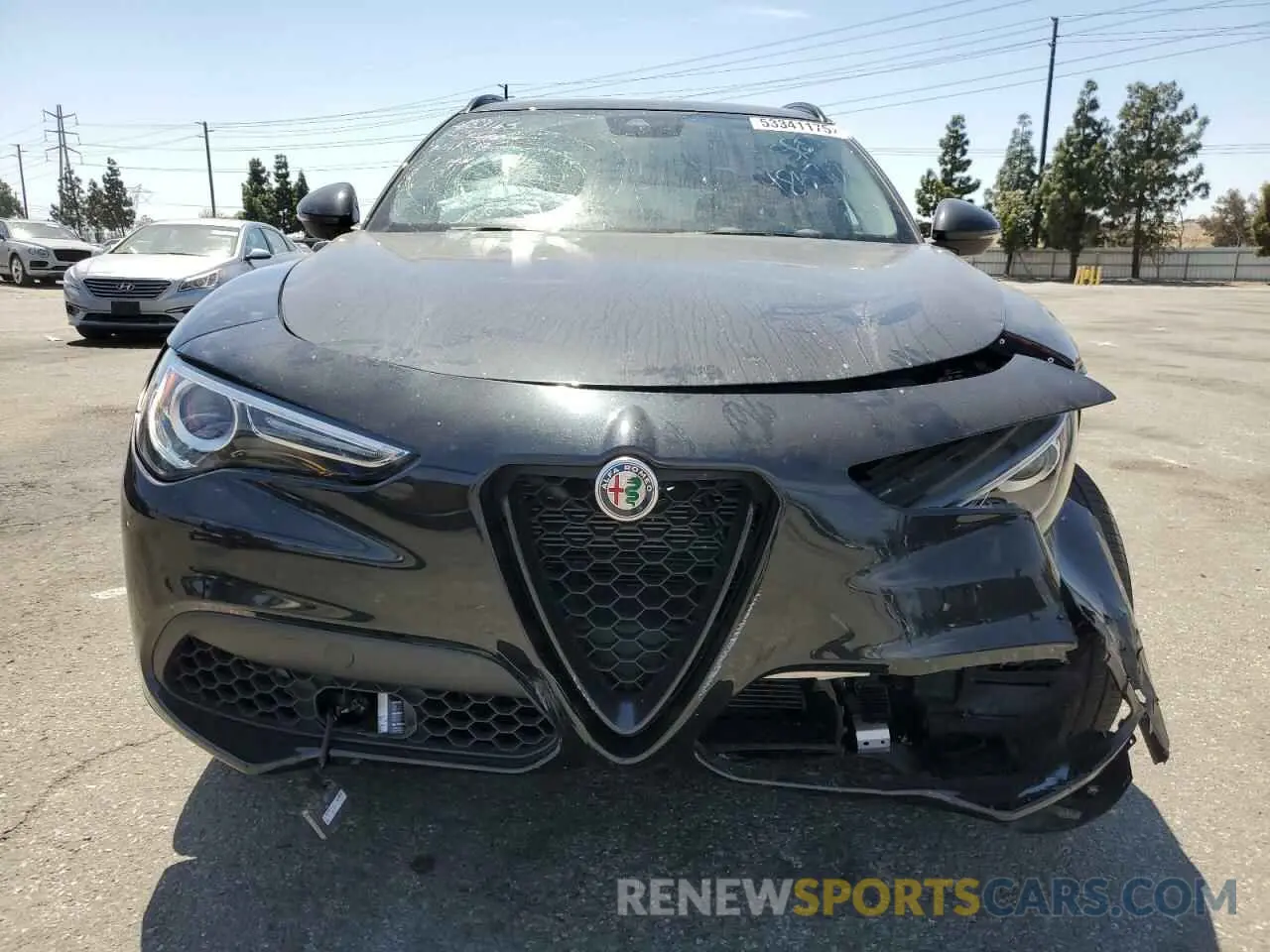 5 fotografías del automóvil dañado ZASPAJAN5L7C94798 ALFA ROMEO STELVIO 2020