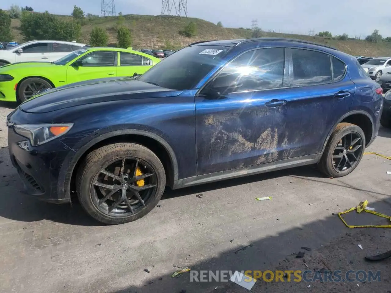 1 fotografías del automóvil dañado ZASPAKAN2L7C86986 ALFA ROMEO STELVIO 2020